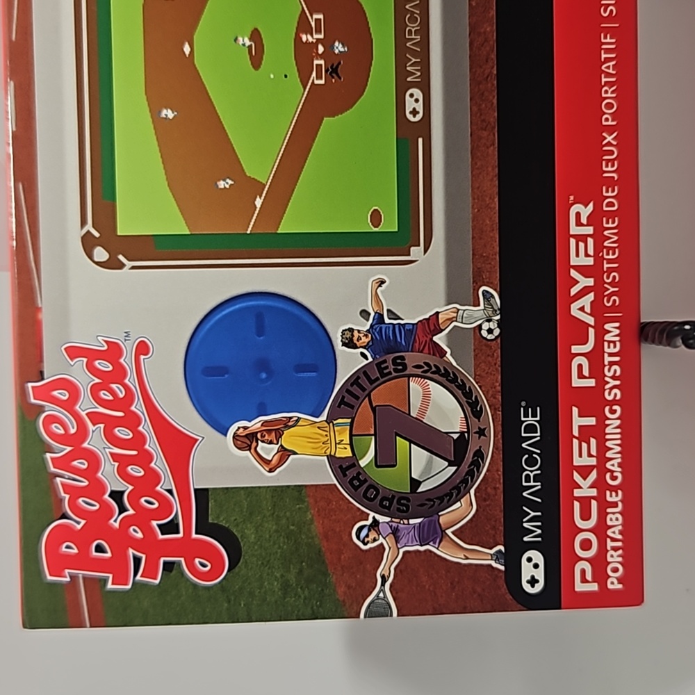 NEW-My Arcade- Bases Loaded Pocket Player - Collectible Handheld Game Console - Picture 3 of 13